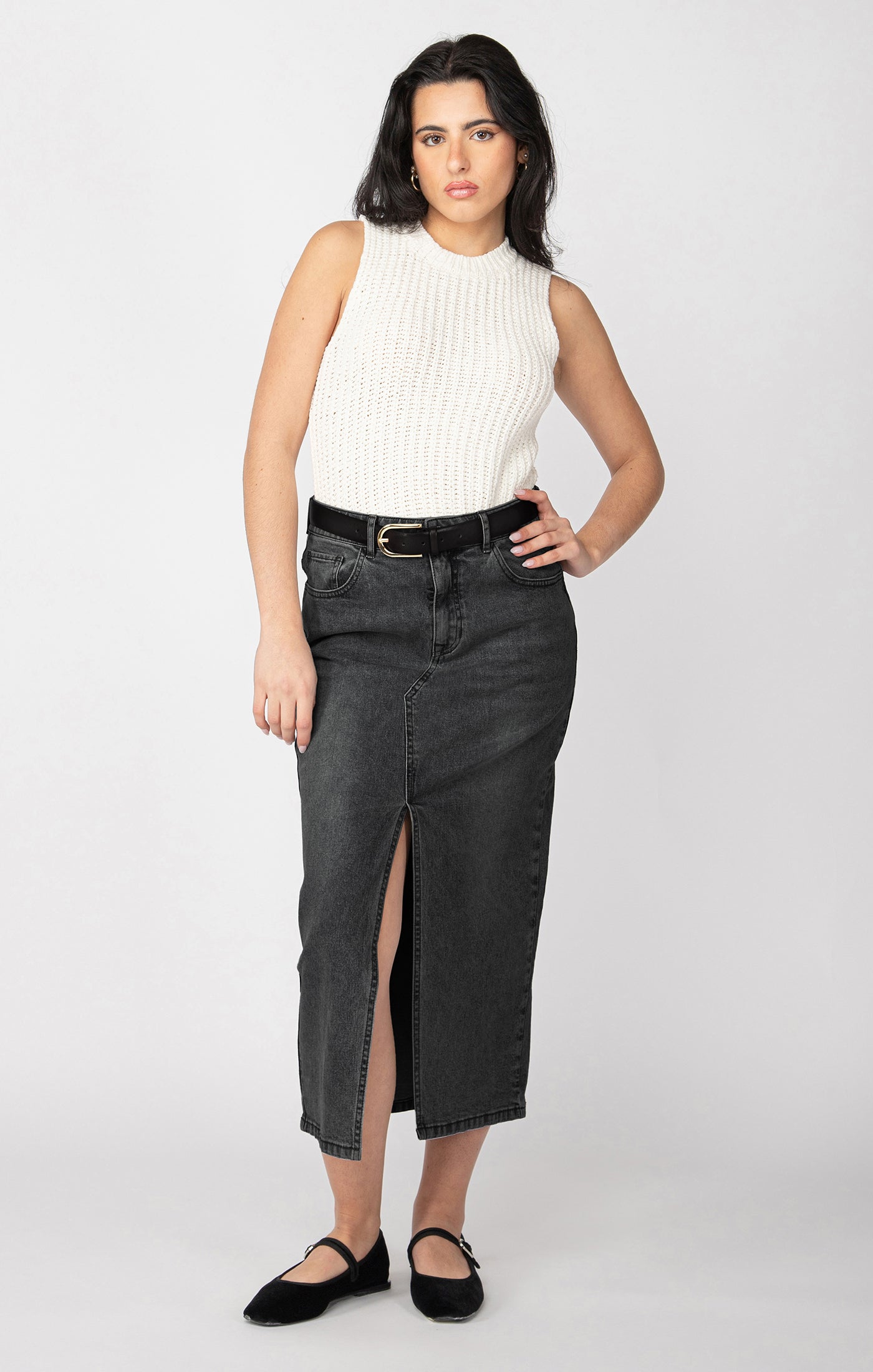 Jupe - Dex - 2425258D-Black wash