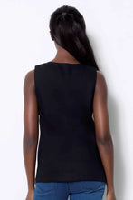 Charger l&#39;image dans la galerie, Camisole lin Up - 30394iup-noir
