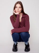 Charger l&#39;image dans la galerie, Tricot bourgogne charlie b - C2547
