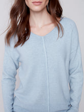 Charger l&#39;image dans la galerie, Tricot bleu poudre Charlie b - C2558
