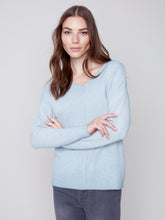 Charger l&#39;image dans la galerie, Tricot bleu poudre Charlie b - C2558
