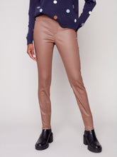 Charger l&#39;image dans la galerie, Pantalon cuirette pull on Charlie b - C5125R
