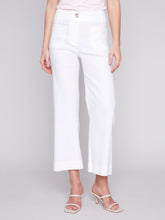 Charger l&#39;image dans la galerie, Pantalon Charlie B - C5462-771B-blanc
