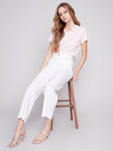 Charger l&#39;image dans la galerie, Pantalon Charlie B - C5462-771B-blanc
