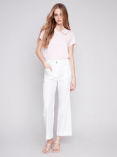 Charger l&#39;image dans la galerie, Pantalon Charlie B - C5462-771B-blanc
