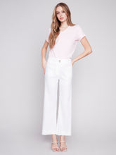 Charger l&#39;image dans la galerie, Pantalon Charlie B - C5462-771B-blanc
