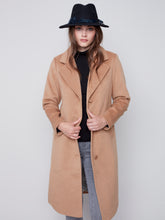 Charger l&#39;image dans la galerie, Manteau lainage camel Charlie b - C6280
