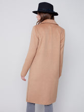 Charger l&#39;image dans la galerie, Manteau lainage camel Charlie b - C6280
