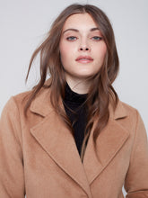 Charger l&#39;image dans la galerie, Manteau lainage camel Charlie b - C6280
