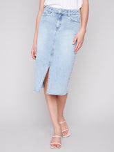 Charger l&#39;image dans la galerie, Jupe jeans Charlie B - C7069-301B-bleu clair
