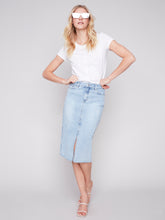 Charger l&#39;image dans la galerie, Jupe jeans Charlie B - C7069-301B-bleu clair
