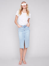 Charger l&#39;image dans la galerie, Jupe jeans Charlie B - C7069-301B-bleu clair
