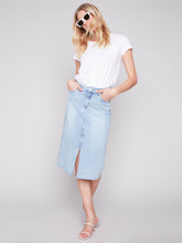 Charger l&#39;image dans la galerie, Jupe jeans Charlie B - C7069-301B-bleu clair
