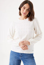 Charger l&#39;image dans la galerie, Blouse broderie anglaise off white Garcia - H30208
