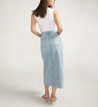 Charger l&#39;image dans la galerie, Jupe jeans Silver - L34112ACS174-indigo
