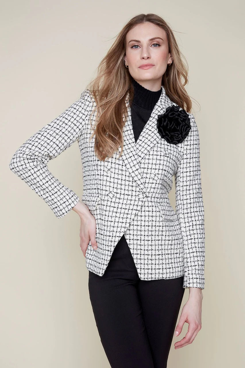 Blazer - Renuar - R3884L-E2544-Crème