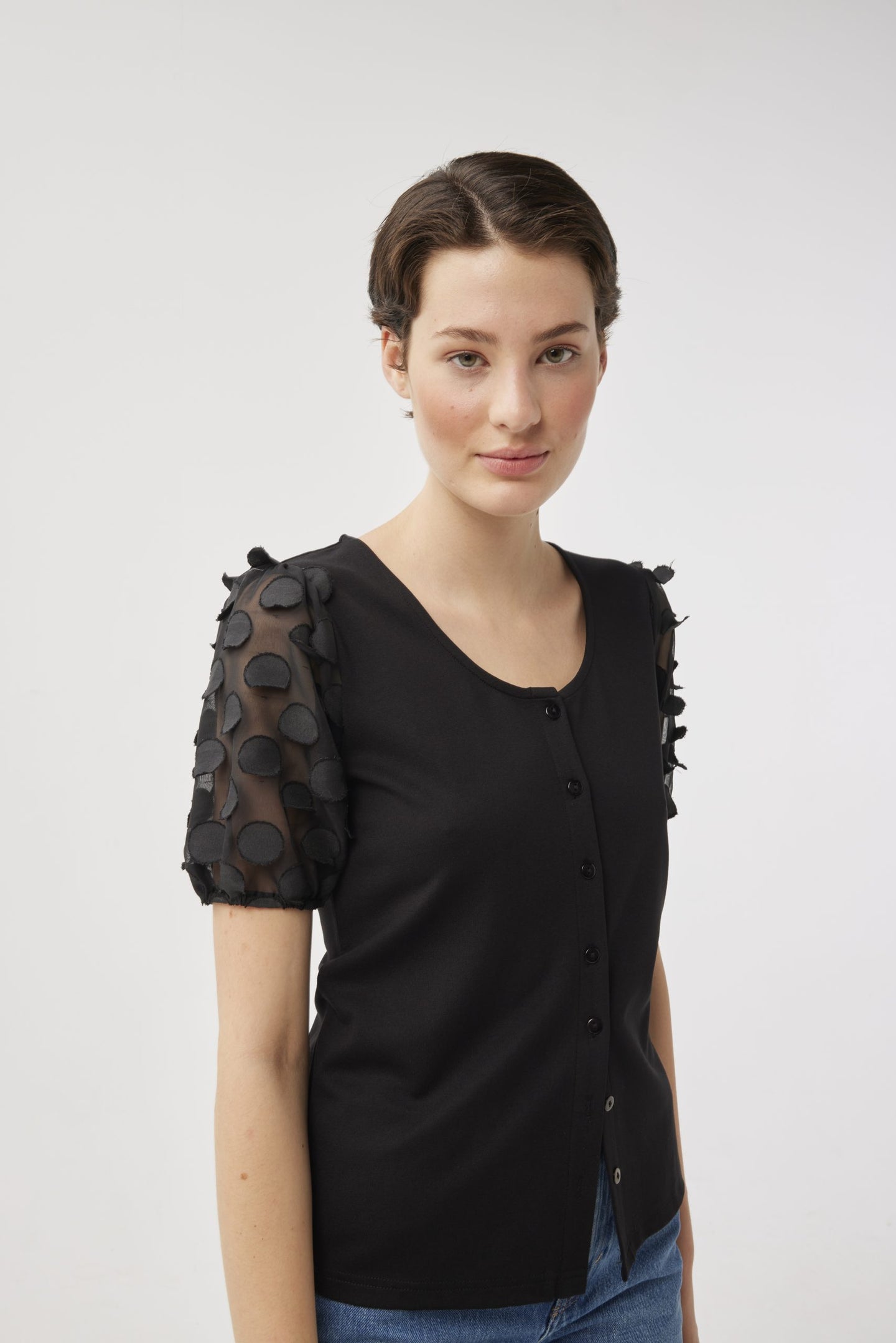 Blouse Léo & Ugo - TEV444-noir