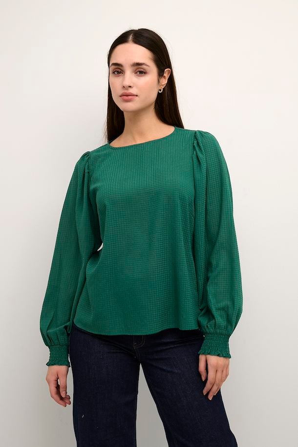 Blouse verte KAFFE - 10507840-aventurine
