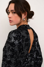 Charger l&#39;image dans la galerie, Blouse Paillette - Kaffe - 10509290 - Noir

