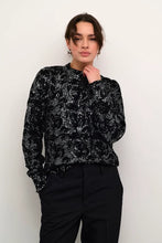 Charger l&#39;image dans la galerie, Blouse Paillette - Kaffe - 10509290 - Noir
