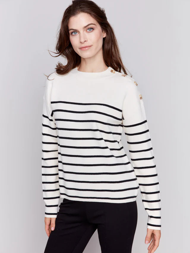 Tricot - Charlie B- C2715-737B-Écru