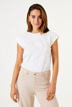 Charger l&#39;image dans la galerie, Top floral Garcia - D50008-off white
