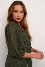 Charger l&#39;image dans la galerie, Blouse - Cream - 10612448-Deep depths
