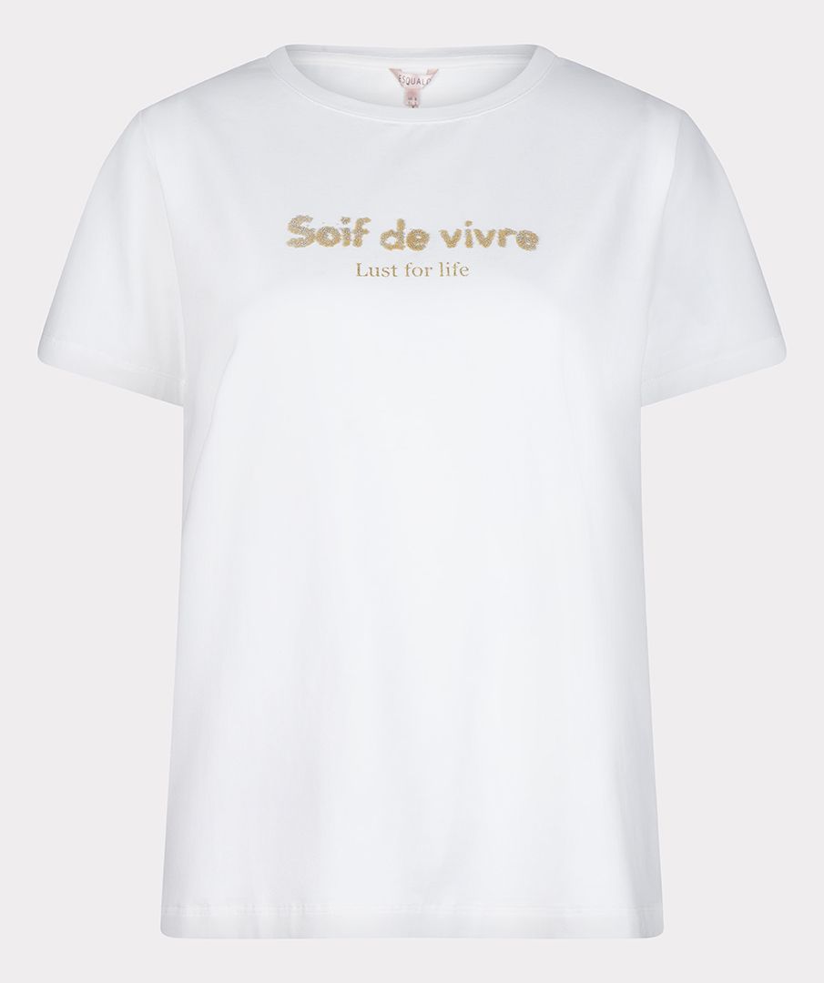 T-shirt off white soif de vivre Esqualo - F23.05517