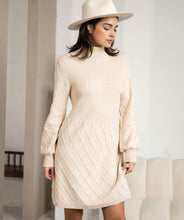 Charger l&#39;image dans la galerie, Robe tricot off white Esqualo - F23.07510
