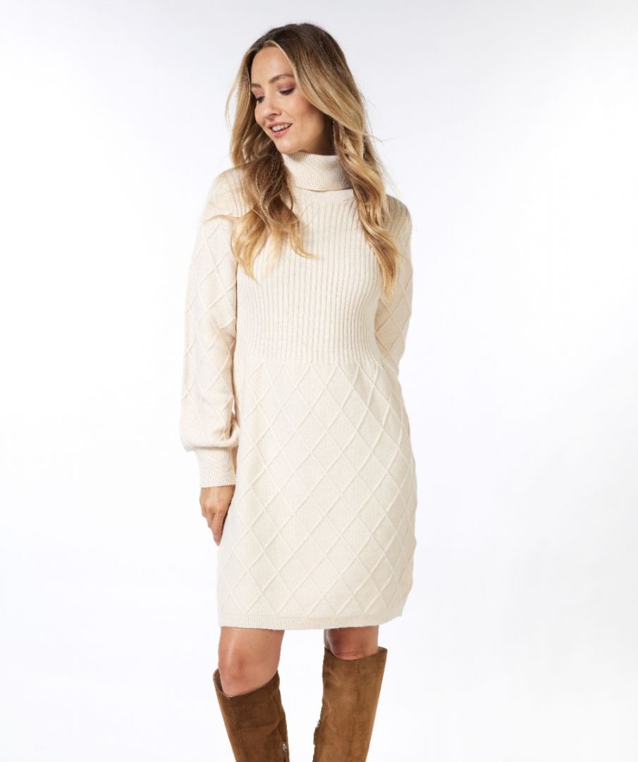 Robe tricot off white Esqualo - F23.07510