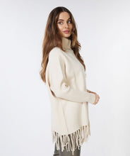 Charger l&#39;image dans la galerie, Tricot beige frange Esqualo - F23.07512
