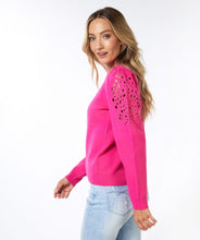 Charger l&#39;image dans la galerie, Tricot broderie fushia Esqualo - F23.07519
