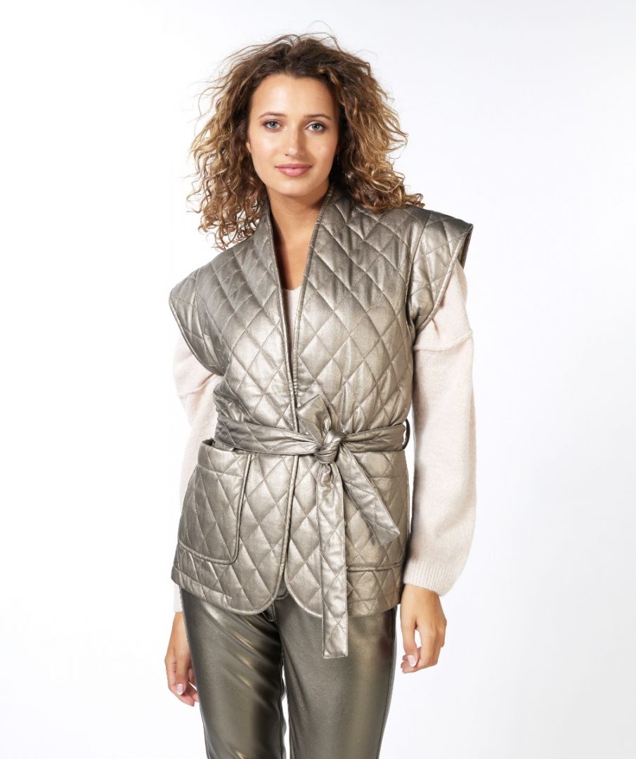 Jacket ceinture gold Esqualo - F23.11502