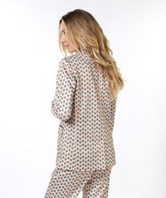 Charger l&#39;image dans la galerie, Blazer print turquoise Esqualo - F23.17500
