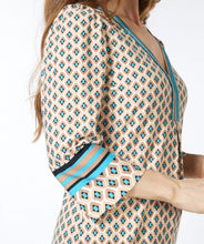 Charger l&#39;image dans la galerie, Robe print turquoise Esqualo - F23.30500
