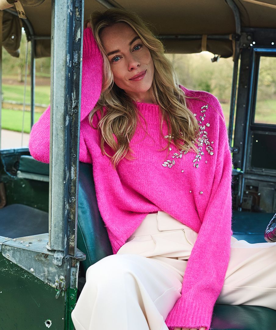 Tricot Esqualo - F24.27505-Cerise pink