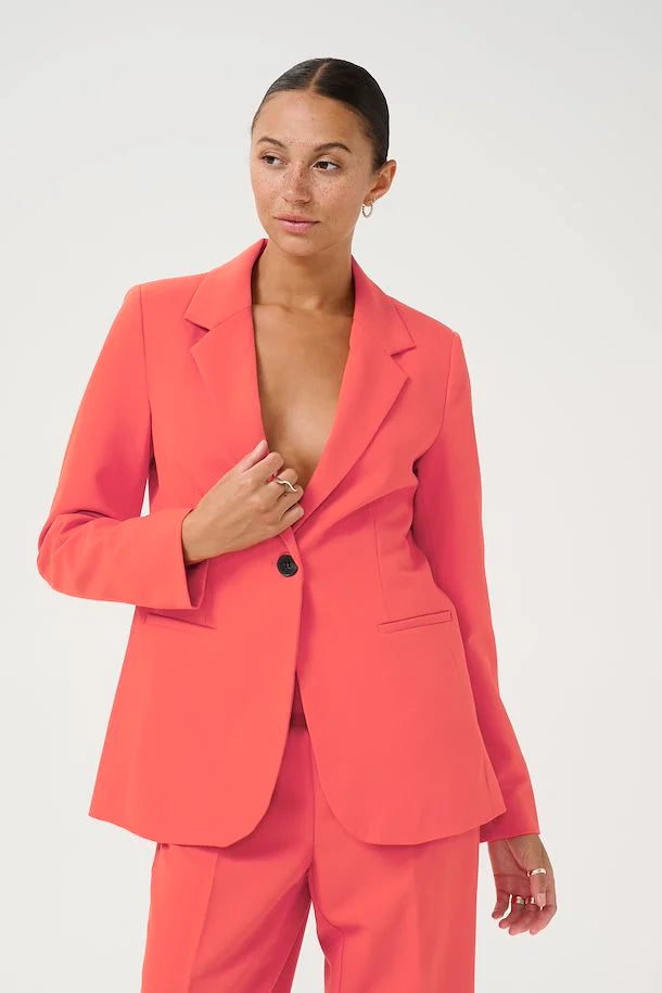 Blazer - Kaffe - 10506684 - Fiery red