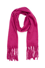 Charger l&#39;image dans la galerie, Foulard fushia KAFFE - 10507964-fushia red
