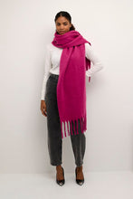 Charger l&#39;image dans la galerie, Foulard fushia KAFFE - 10507964-fushia red
