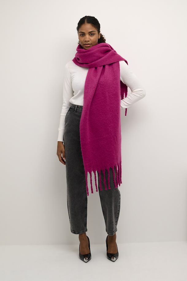 Foulard fushia KAFFE - 10507964-fushia red