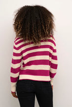 Charger l&#39;image dans la galerie, Tricot rayures fushia Cream - 10611880
