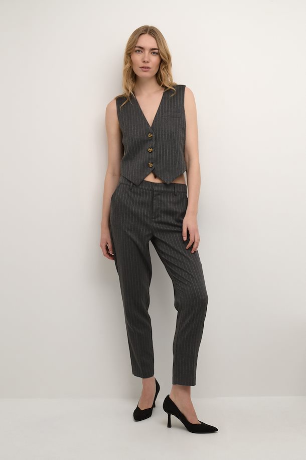 Pantalon rayures gris Cream - 10611893