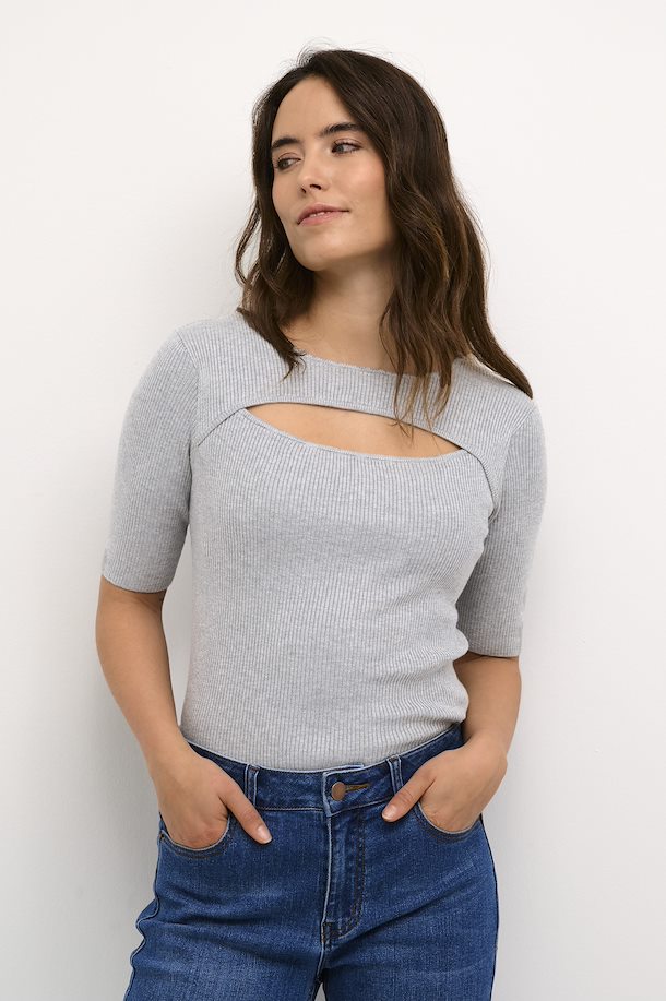 Chandail - Kaffe - 10508809 - Grey mélange