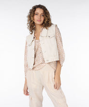 Charger l&#39;image dans la galerie, Jacket jeans sans manche  Esqualo - Sp24.12008-sand
