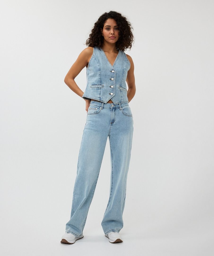 Jacket jeans Sans manche Esqualo - Sp25.12006-blue