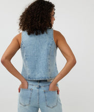 Charger l&#39;image dans la galerie, Jacket jeans Sans manche Esqualo - Sp25.12006-blue
