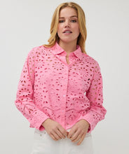 Charger l&#39;image dans la galerie, Chemisier broderie Esqualo - Sp25.28000-rose
