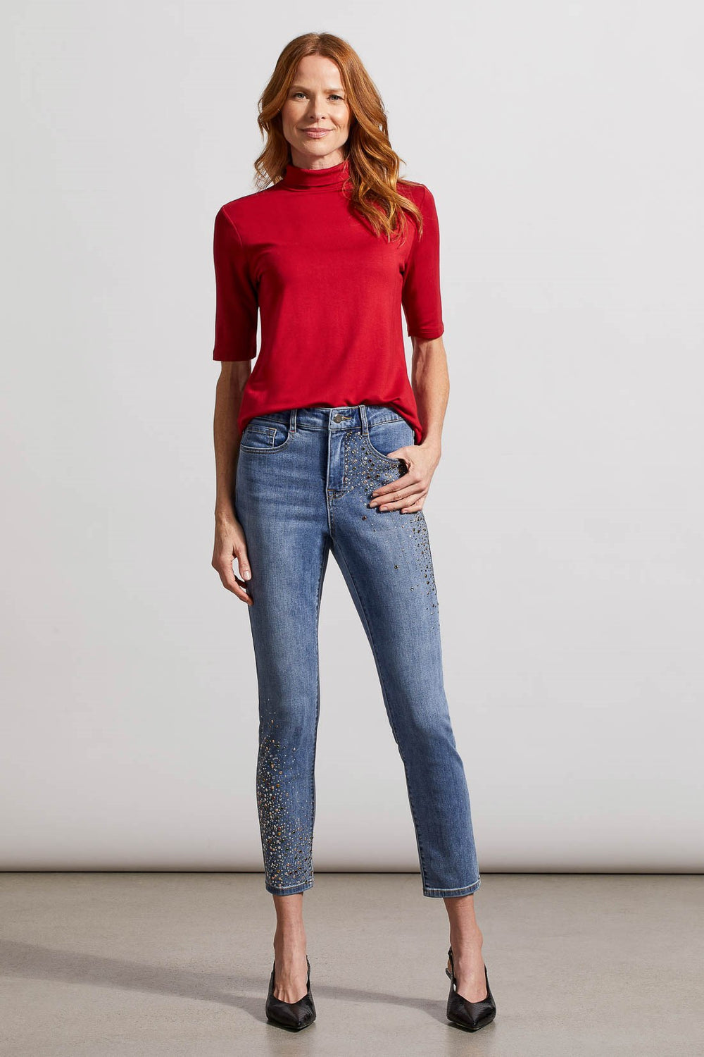 Jeans Audrey diamant multi tribal - 7938O-2020-2284-dk vintage