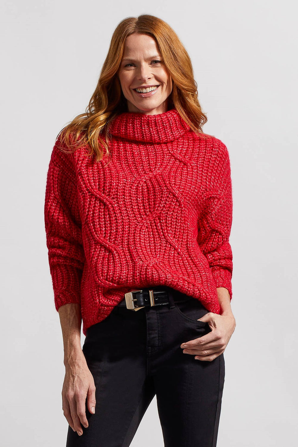 Tricot rouge Tribal - 7901O-4847-1427