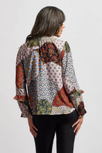 Charger l&#39;image dans la galerie, Blouse print Tribal - 1581O-3858-2987-baked clay
